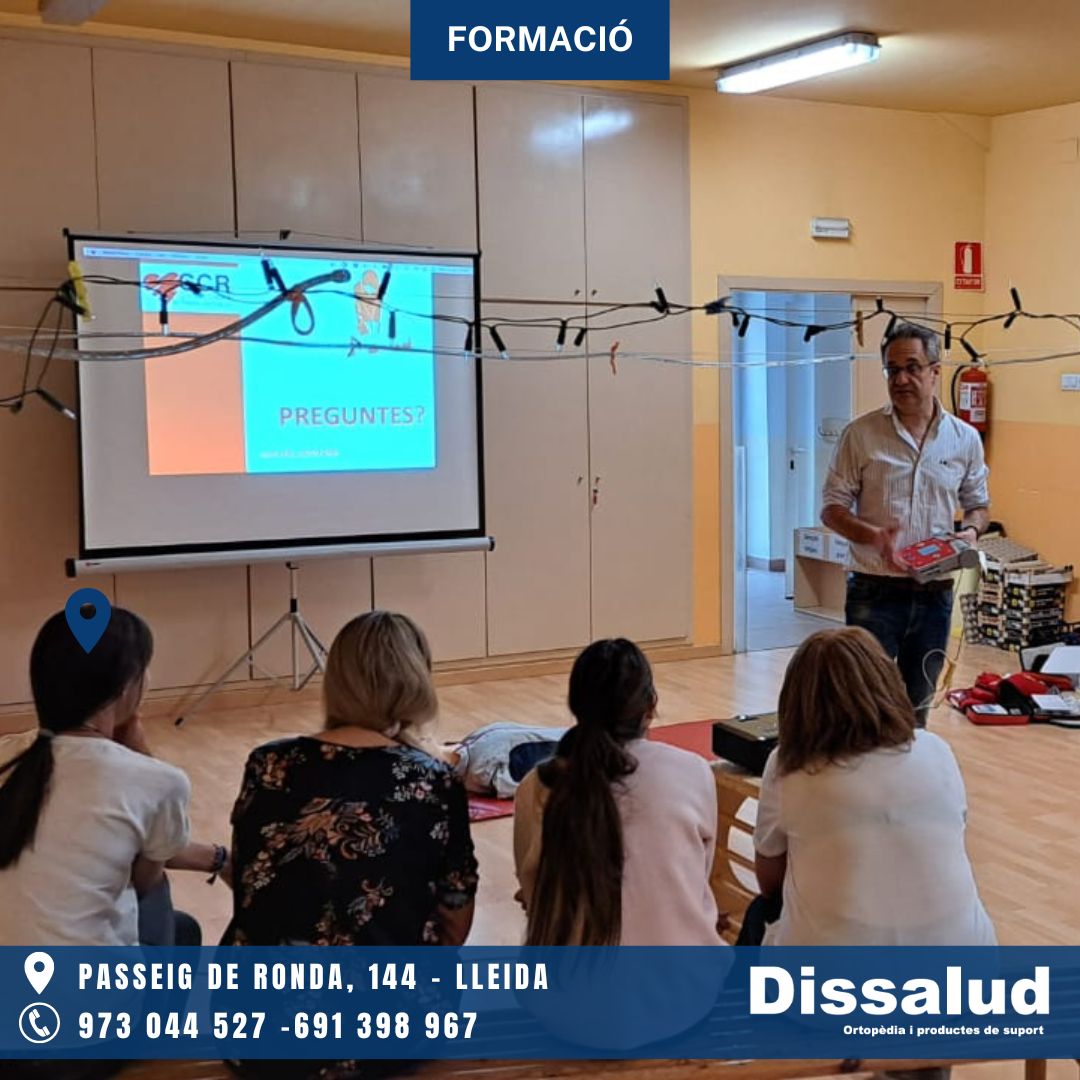 Cursos de formació de primers auxilis amb Dissalud