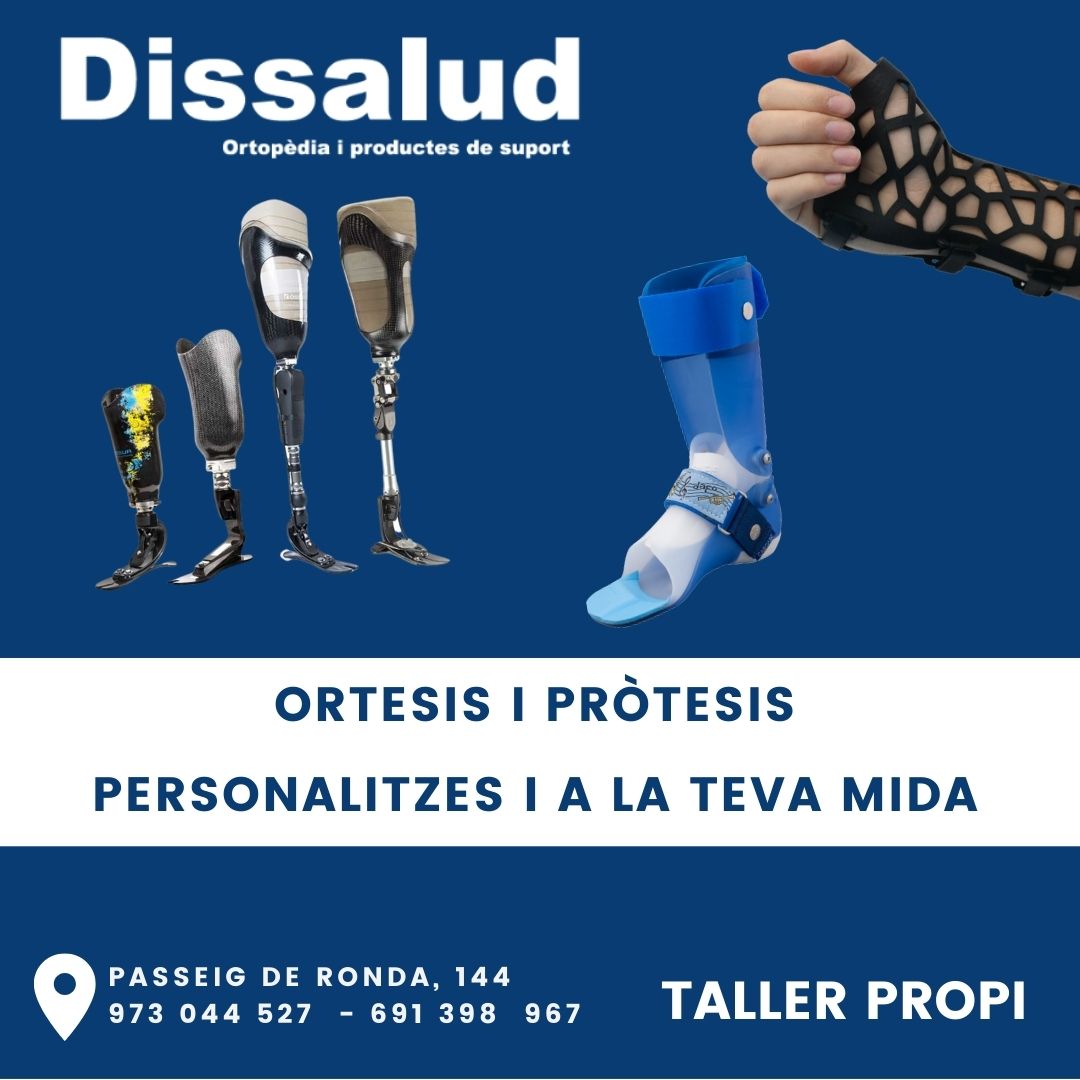 Dissalud, ortopèdia Lleida, les teves ortesis i pròtesis personalitzades i a la teva mida