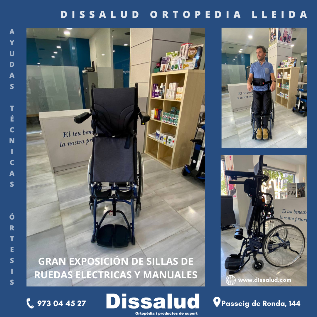 Las últimas novedades en sillas de ruedas, en Dissalud ortopedia Lleida