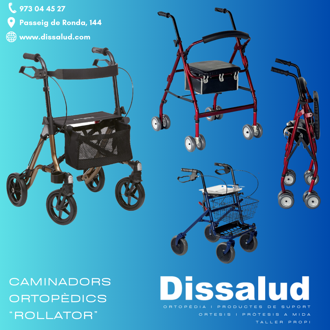 Autonomia i seguretat amb els nostres caminadors i rollator ortopèdics